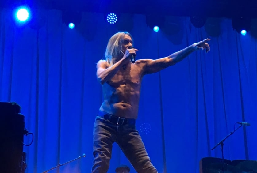 Iggy Pop in de Apollo tent